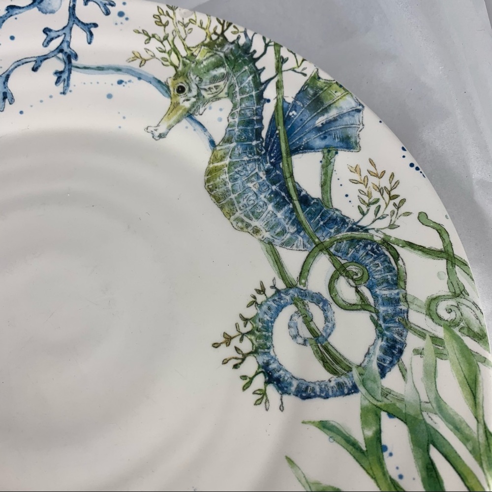 4-Pier One Sea Life 10 3/4” Plate - Picture 4 of 9